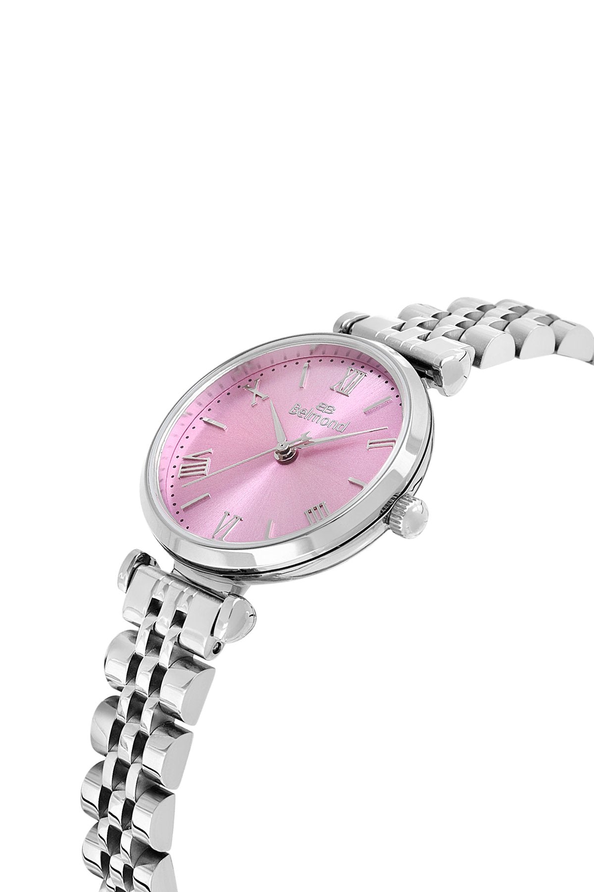 SRL1155.380 Pembe & Gümüş Çelik Kordon Kadın Kol Saat