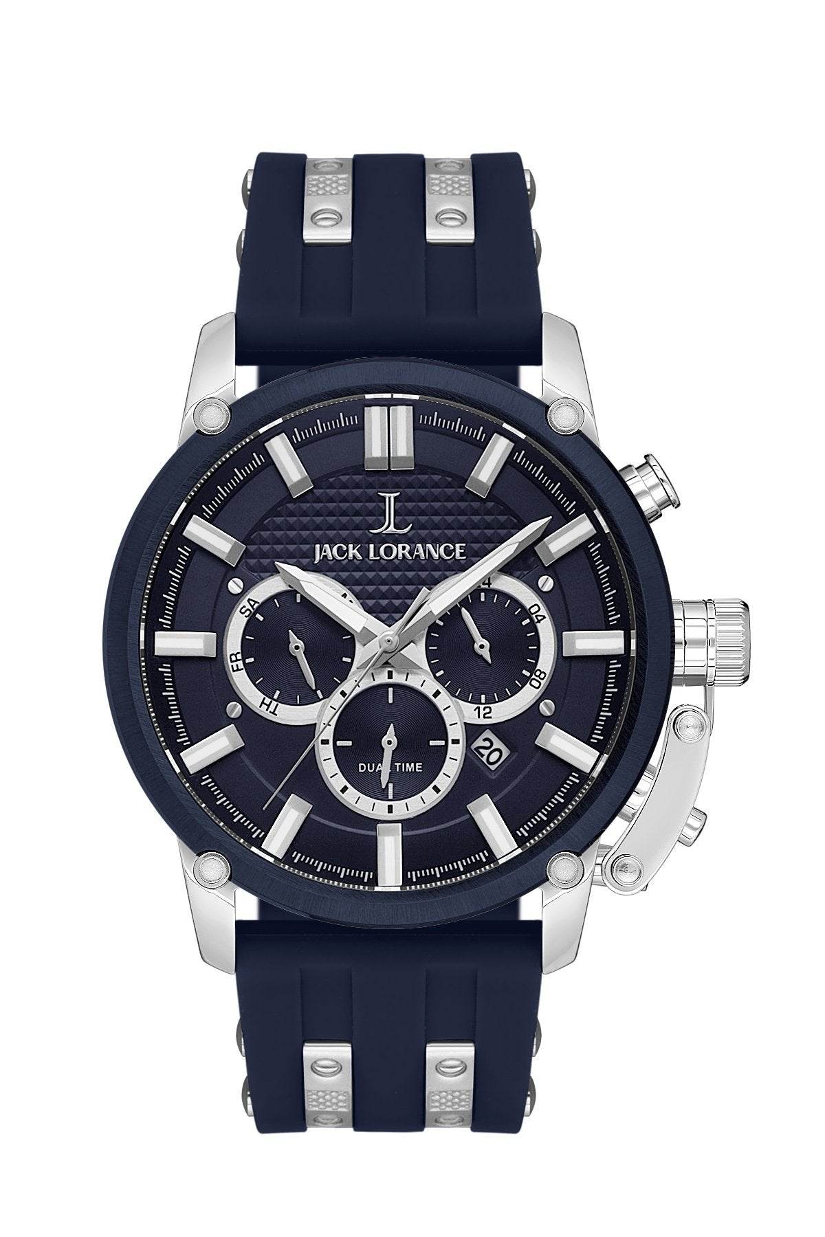 JLS0405803  Lacivert & Gümüş  Çelik Erkek Kol Saati