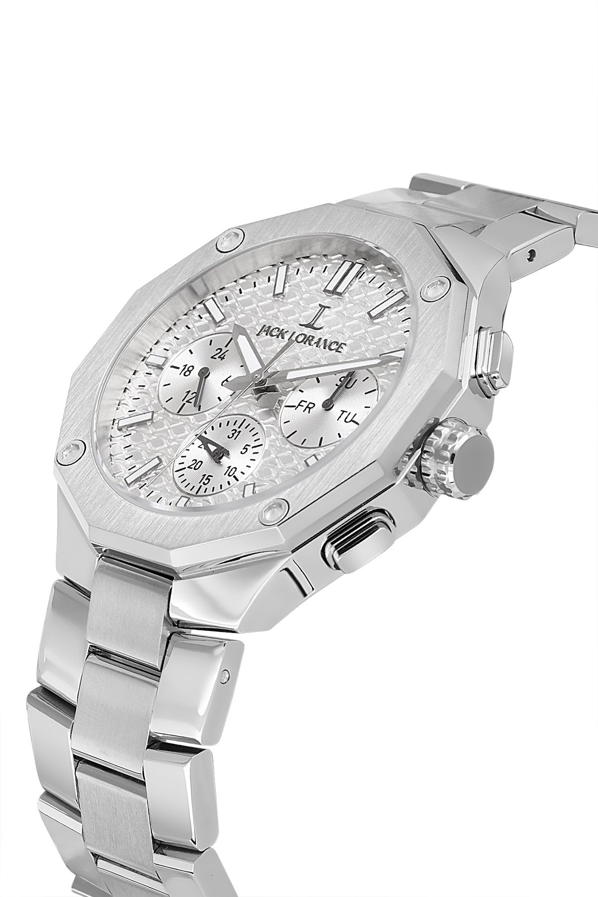 JLS0409804  Beyaz & Gümüş  Çelik Erkek Kol Saati